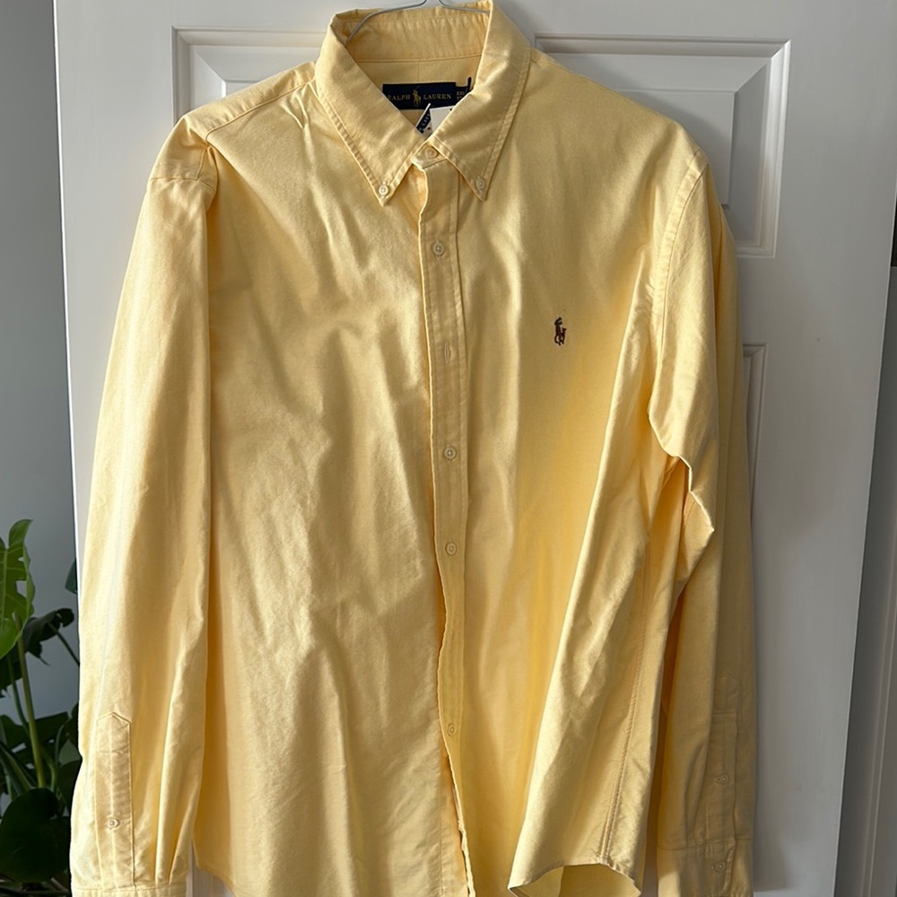 Polo by Ralph Lauren Yellow Men's Shirt